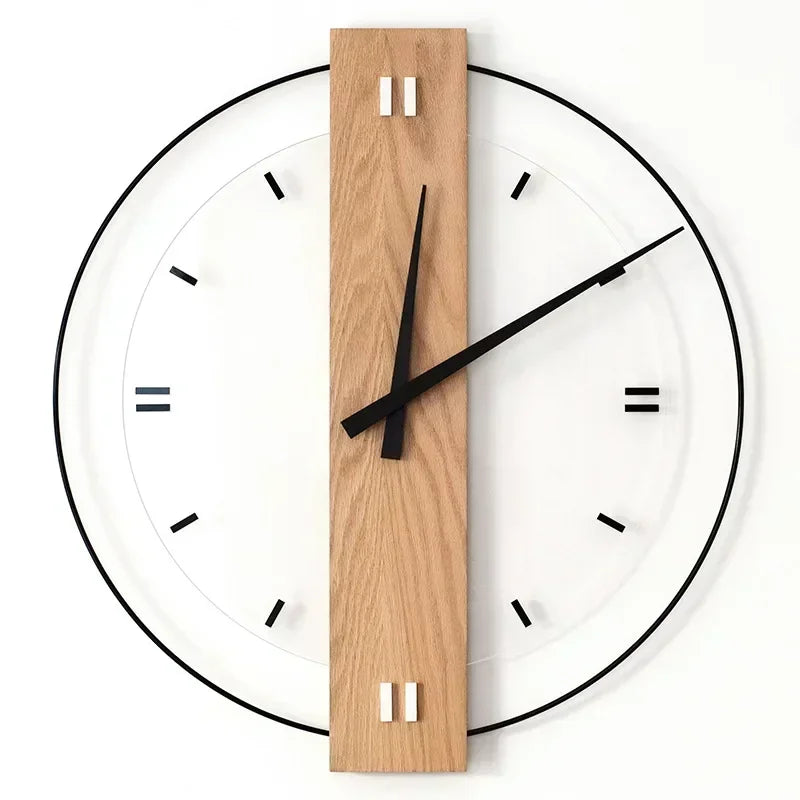 SilentOak | Silent Wall Clock Made of Wood