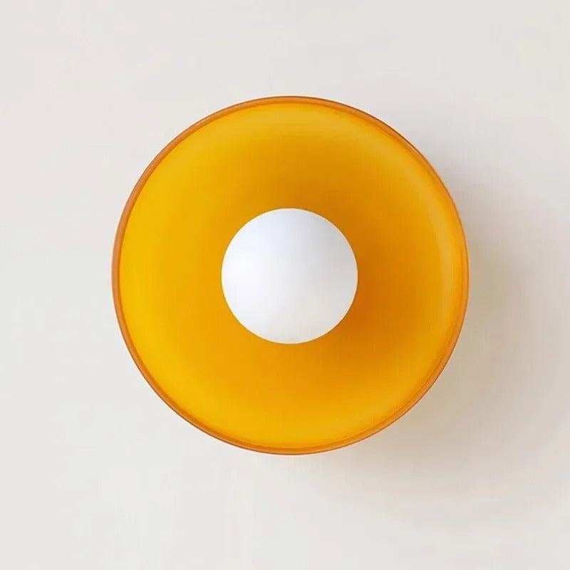 Simple Glass Ceiling Lamp – Stylish Lighting for Any Space