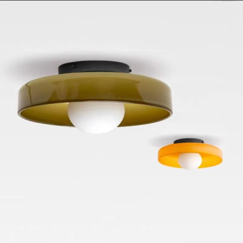 Simple Glass Ceiling Lamp – Stylish Lighting for Any Space