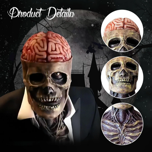 Skeleton Mask: Realistic Scary Skeleton Halloween Mask Costume
