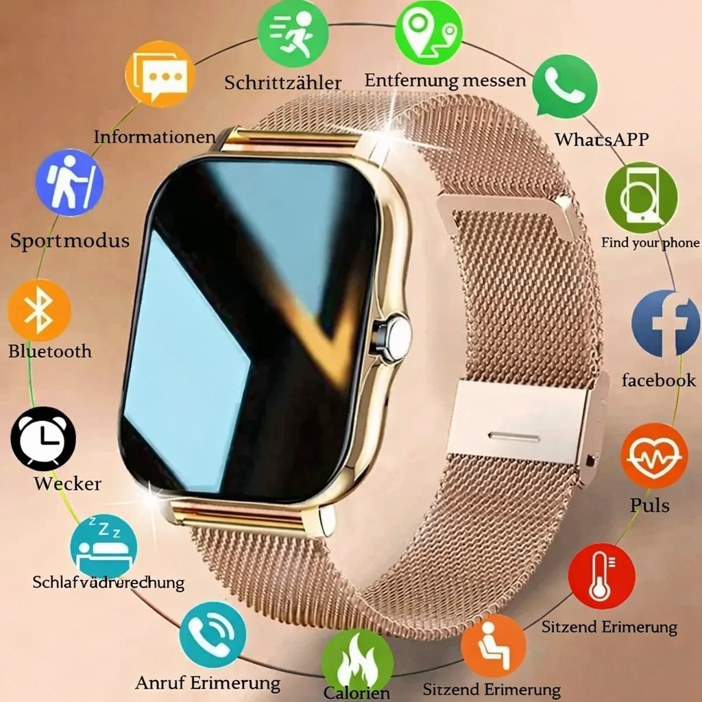 Smartwatch | Health & Fitness Features | GlamWatch