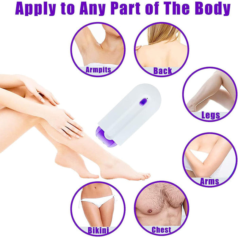 SmoothShaver - Multi-Purpose Smooth Gentle Painless Hair Removal Shaver
