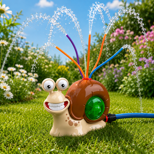 SNAILSPLASH – Colorful Snail Water Sprinkler for Joyful Garden Fun
