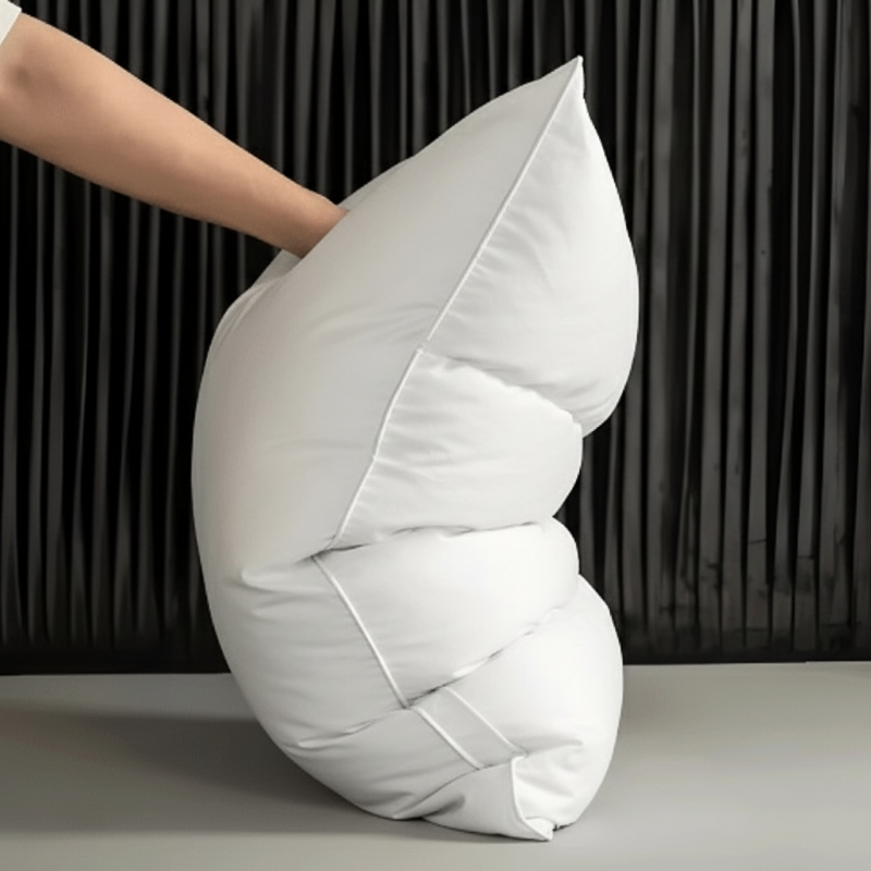 Soft Sleeping Pillow with Goose Down – Hypoallergenic, Breathable, and Comfortable for Sleep