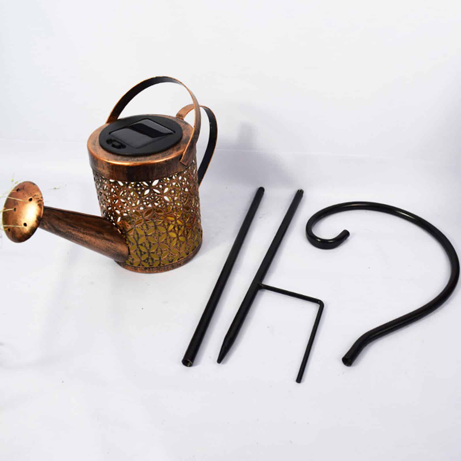 Solar Powered Watering Can LED Lamp for the Garden