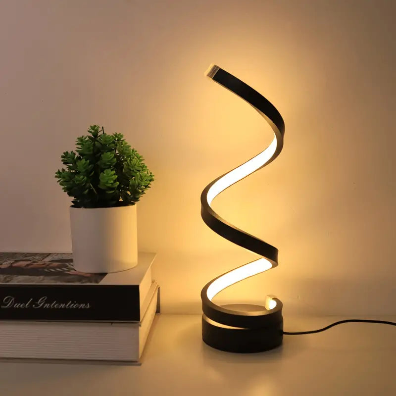 SPIRALUX Table Lamp - Modern Dimmable Spiral Design