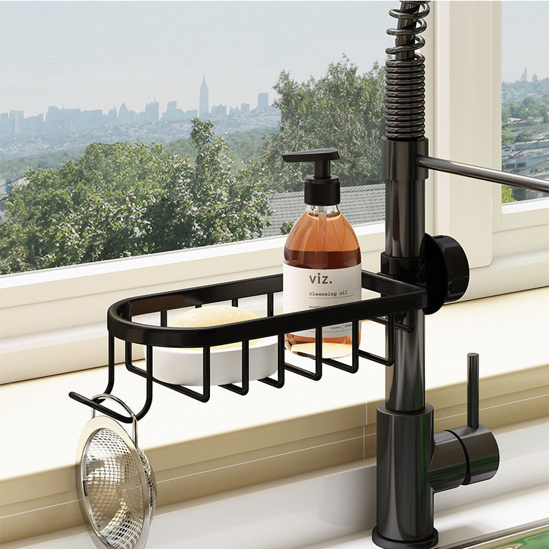 Rustproof Aluminum Shower Caddy for Shampoo & Soap – No-Drill Shower Holder