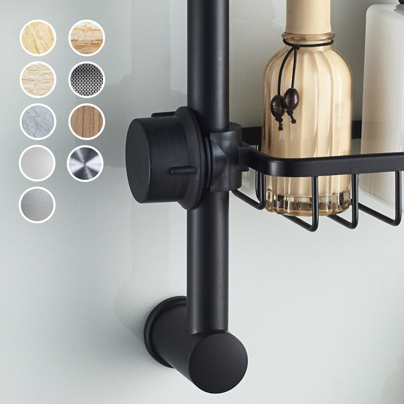 Rustproof Aluminum Shower Caddy for Shampoo & Soap – No-Drill Shower Holder