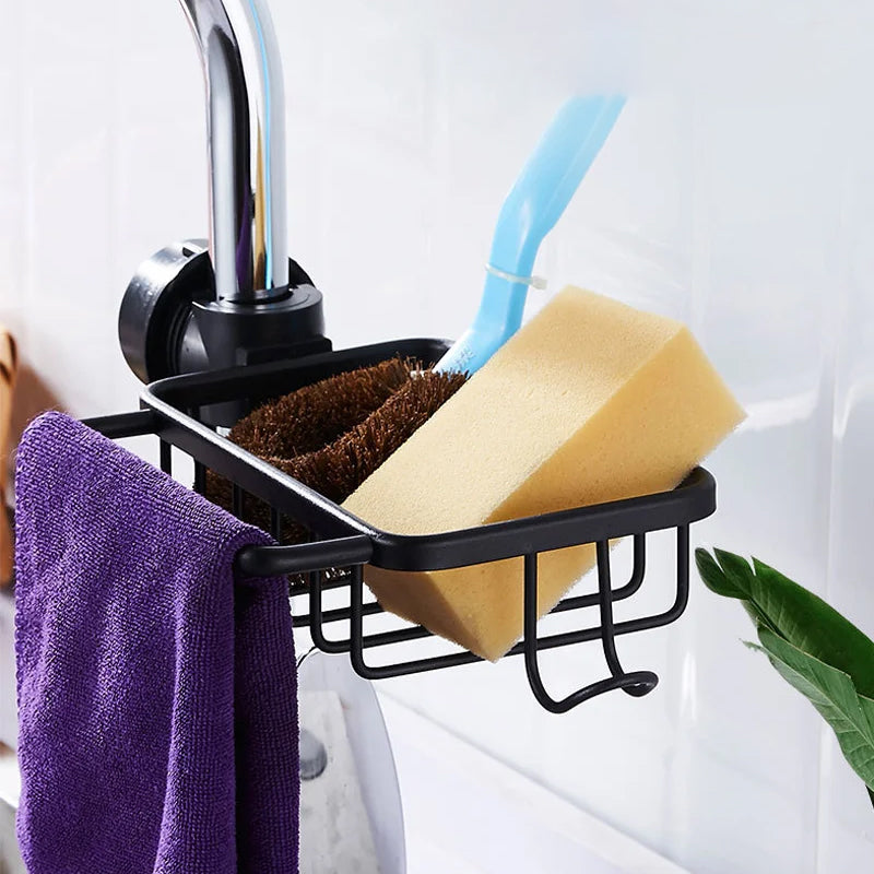 Rustproof Aluminum Shower Caddy for Shampoo & Soap – No-Drill Shower Holder