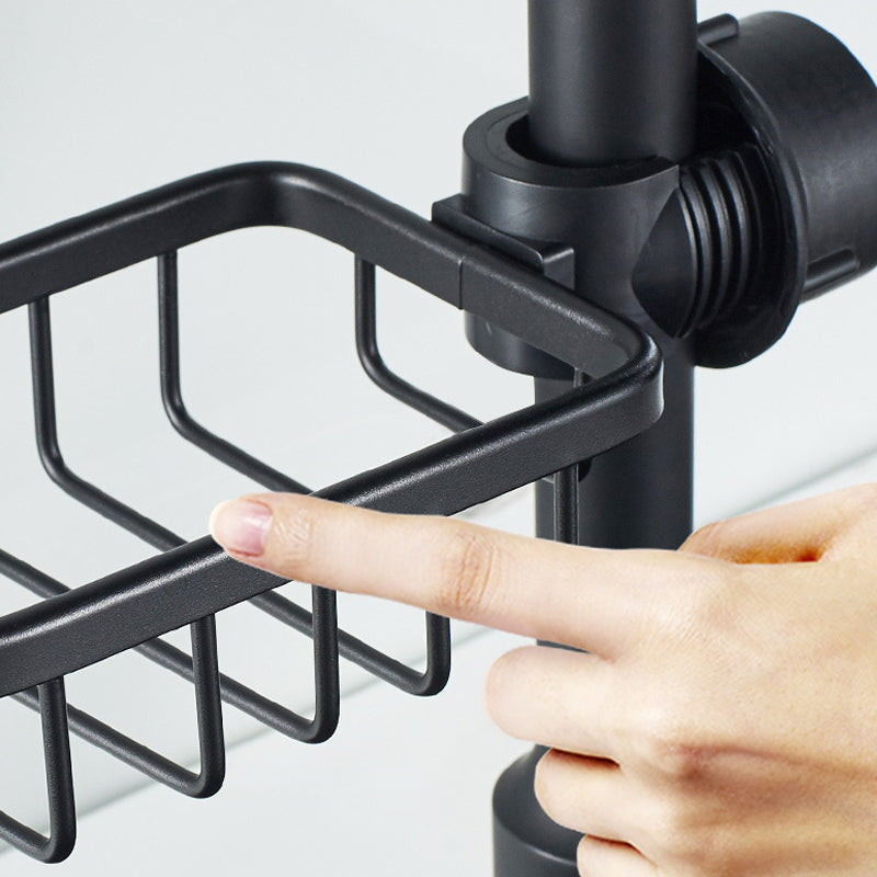 Rustproof Aluminum Shower Caddy for Shampoo & Soap – No-Drill Shower Holder