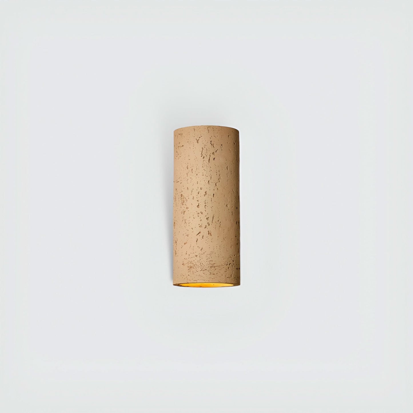 StoneBeam LED Cylinder Wall Light – Set of 2