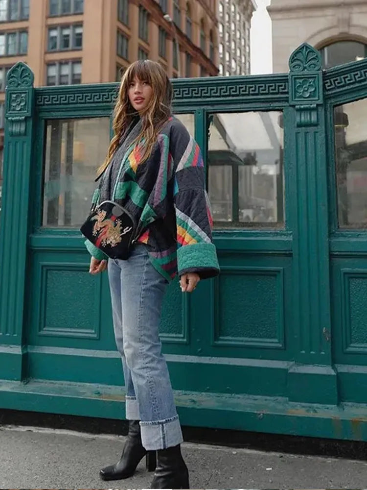 Striped Padded Jacket