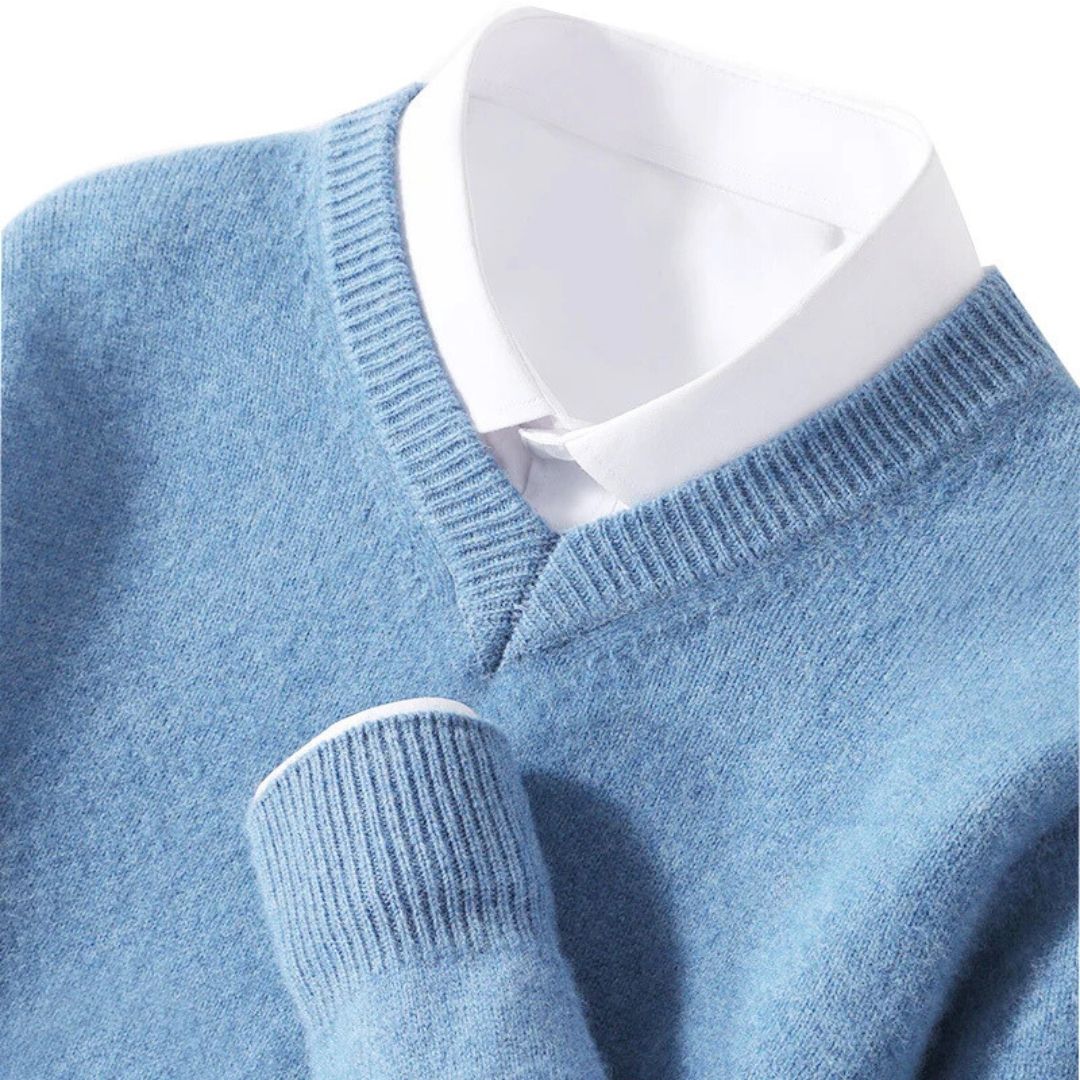 Stylish Men's V-Neck Sweater