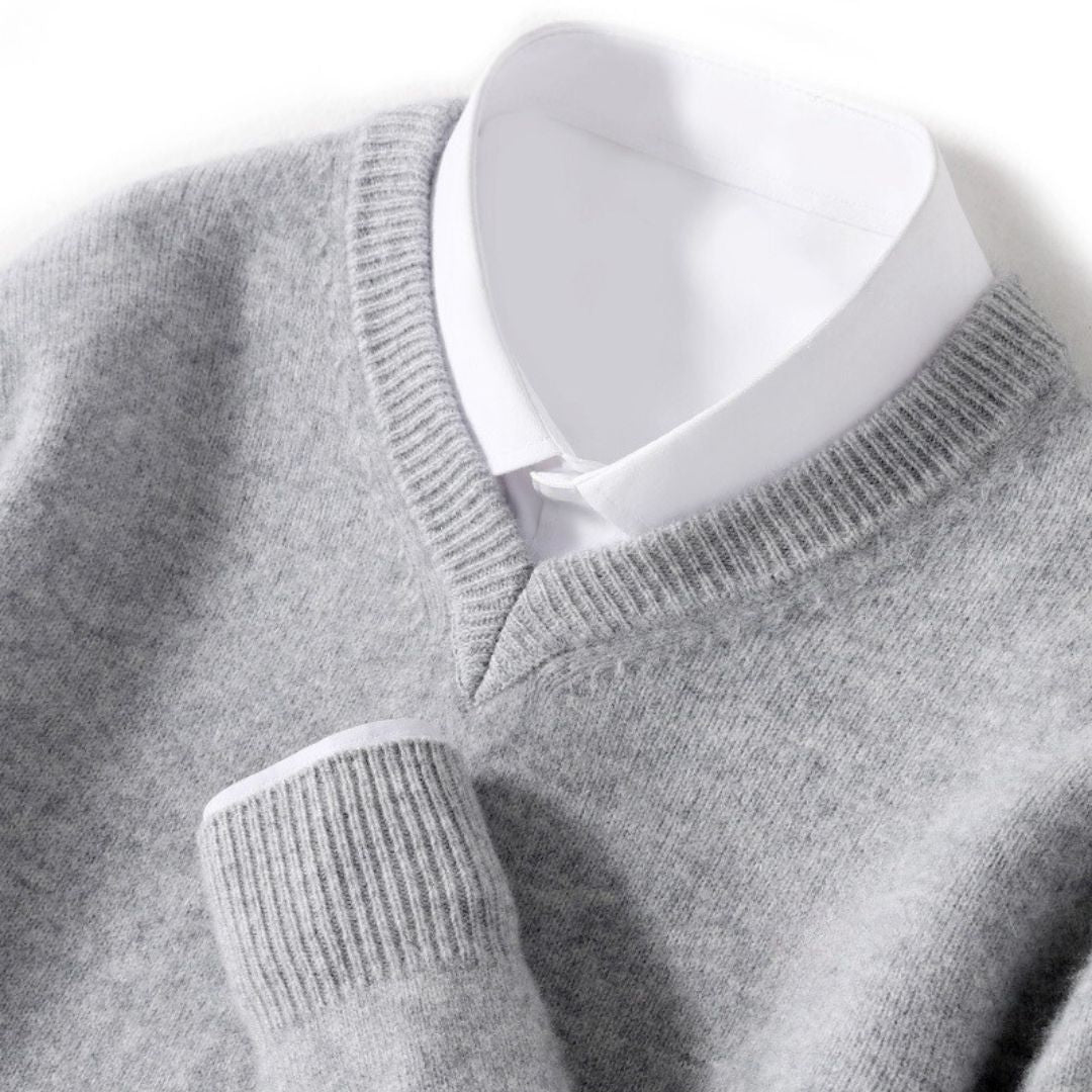 Stylish Men's V-Neck Sweater