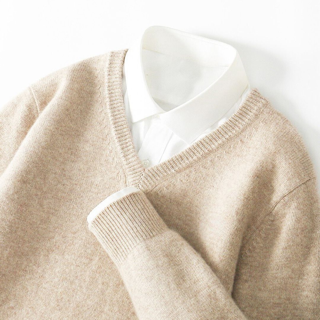 Stylish Men's V-Neck Sweater