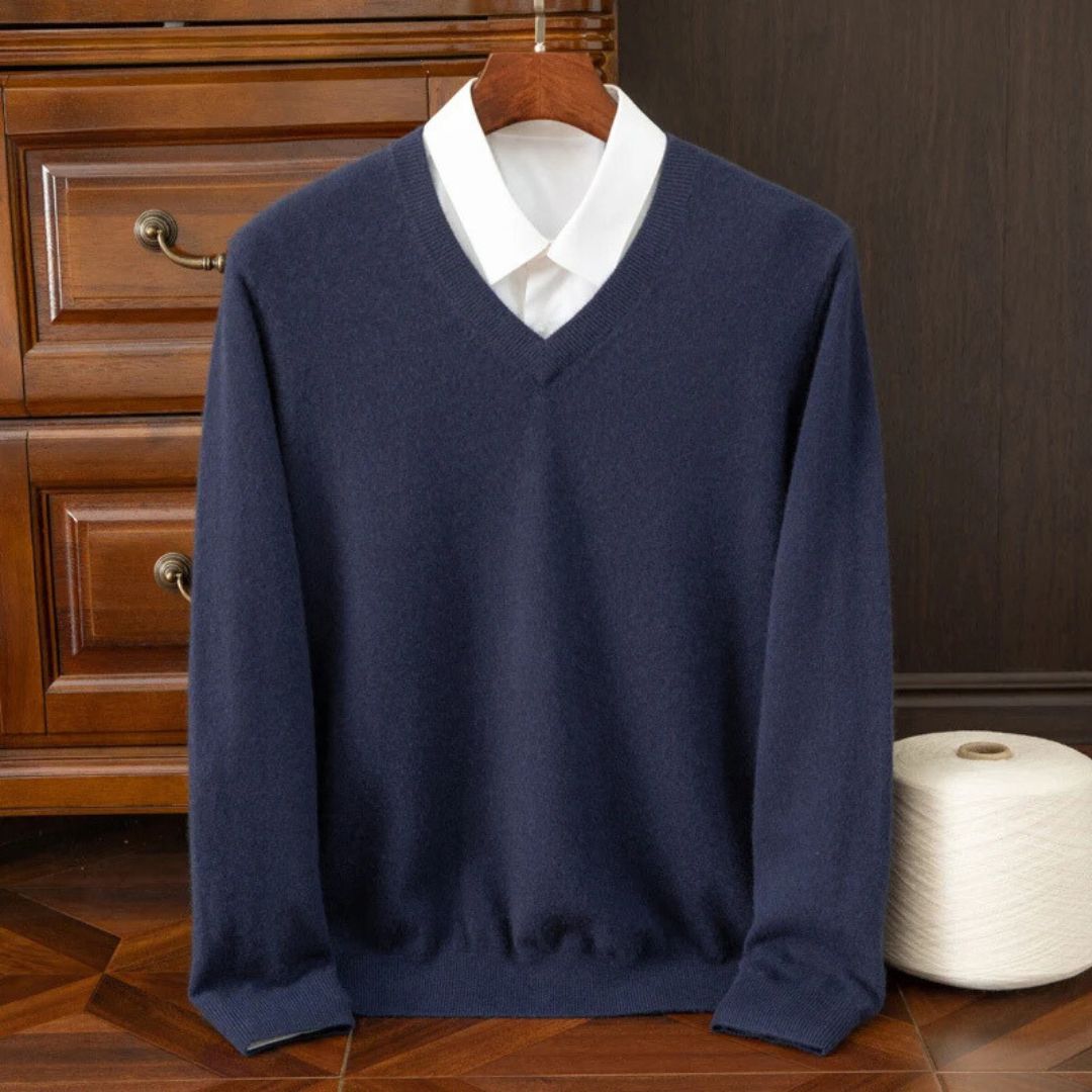 Stylish Men's V-Neck Sweater