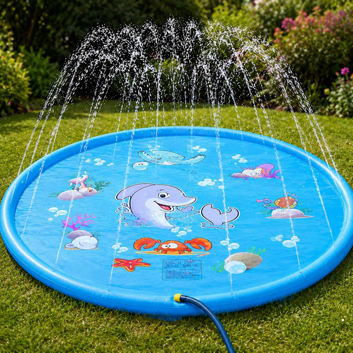 SUMMERFLOW – Inflatable Water Play Mat for Fun Outdoor Enjoyment