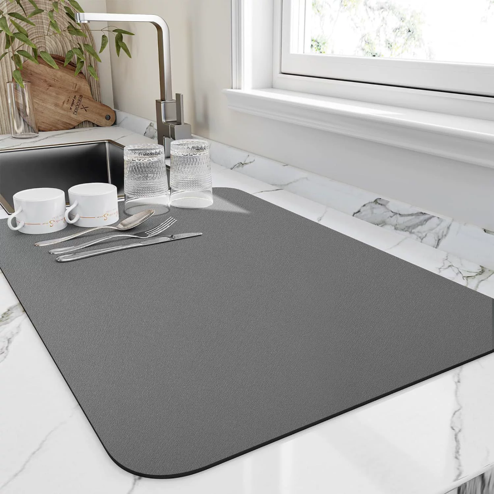 Super-Absorbent Diatomite Coffee Bar Mat