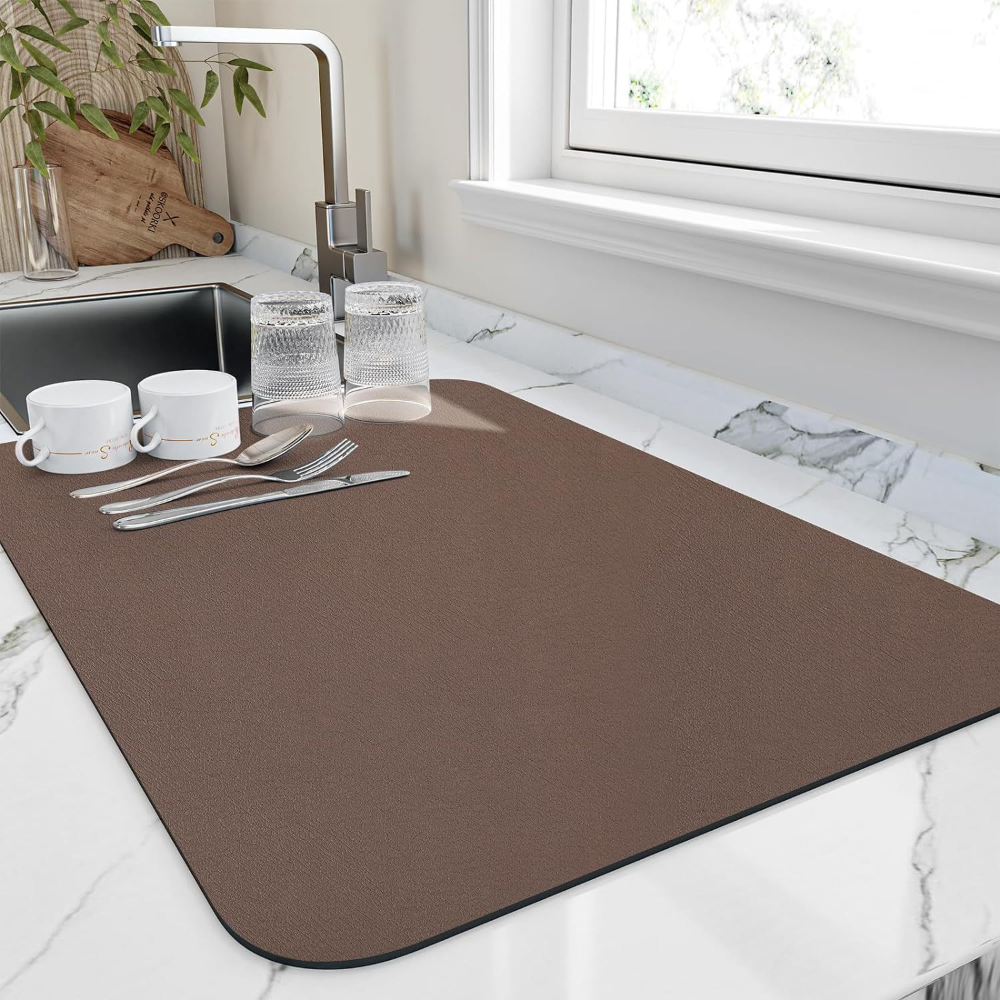 Super-Absorbent Diatomite Coffee Bar Mat