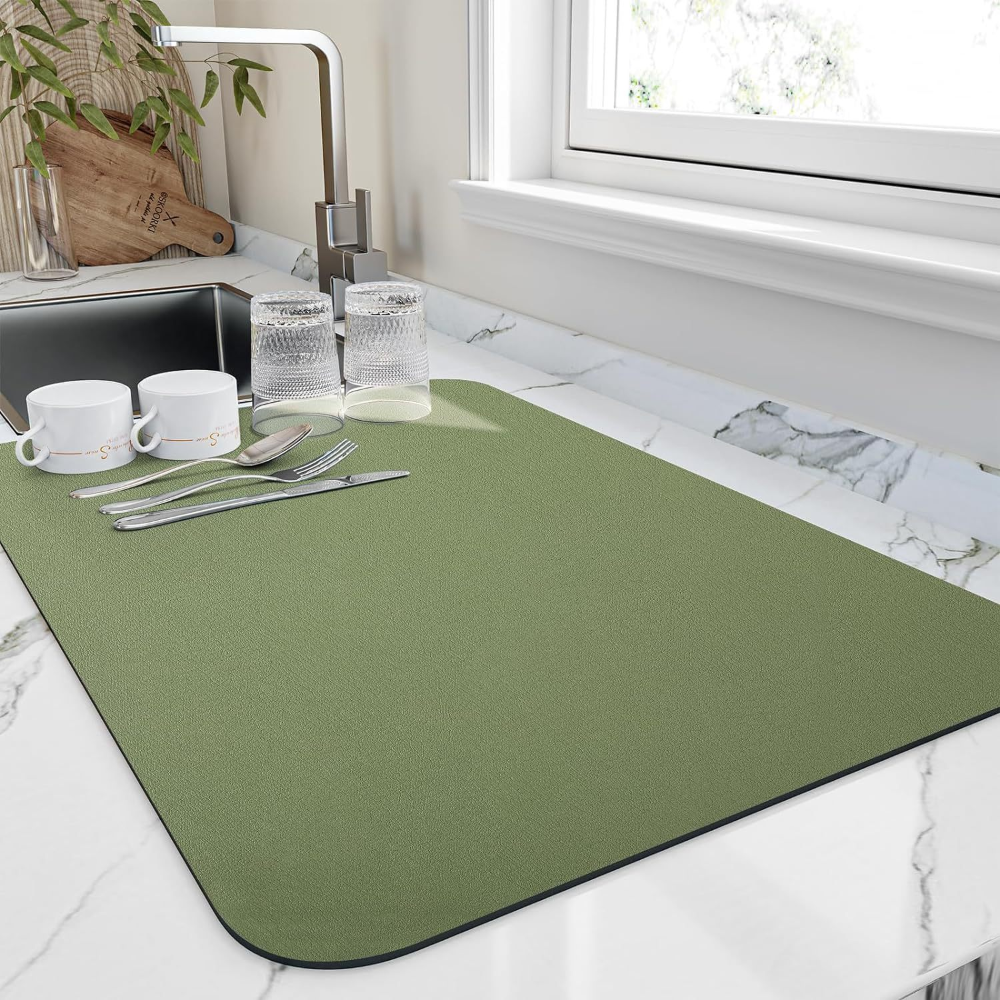 Super-Absorbent Diatomite Coffee Bar Mat