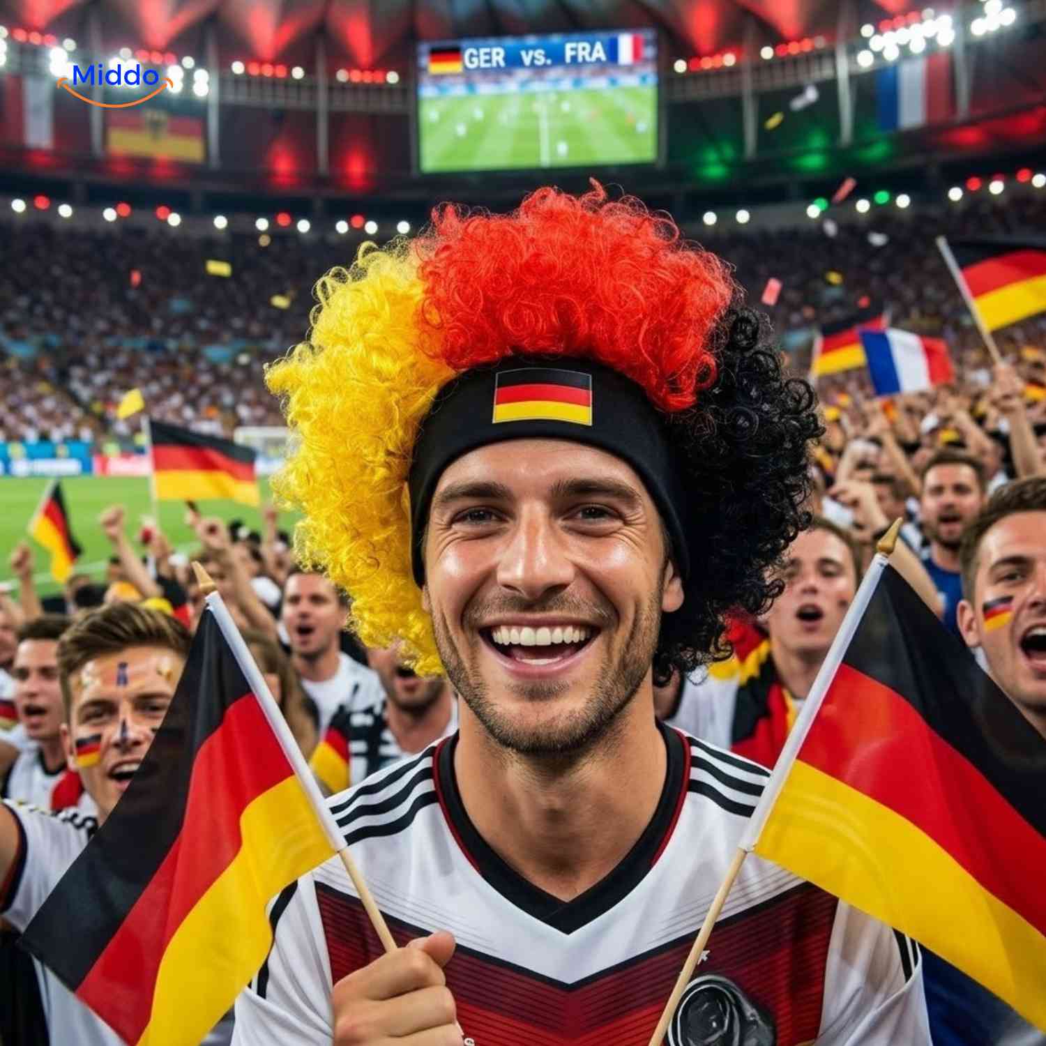 Support Wig | World Cup Style, Comfortable and Eye-Catching