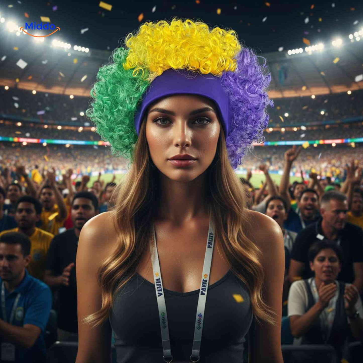 Support Wig | World Cup Style, Comfortable and Eye-Catching