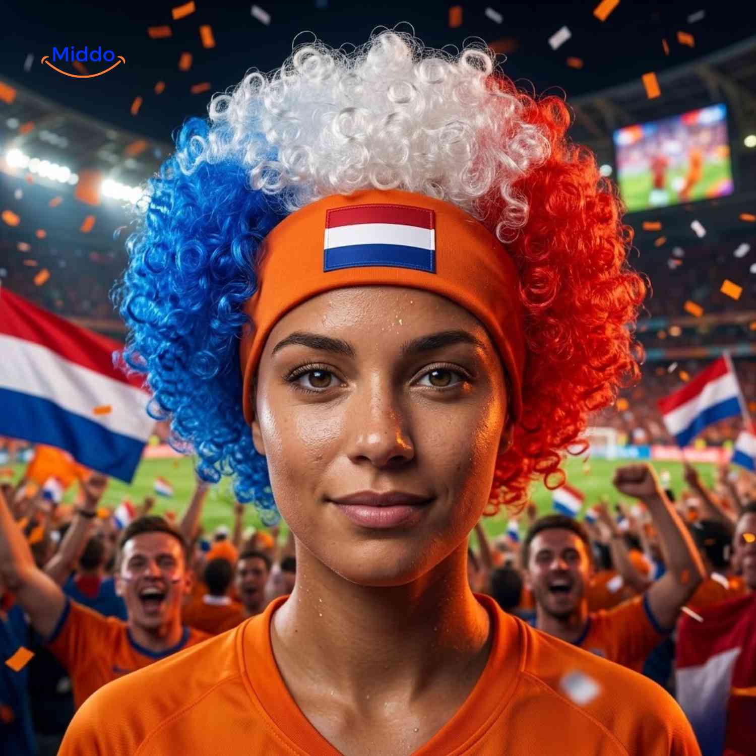 Support Wig | World Cup Style, Comfortable and Eye-Catching