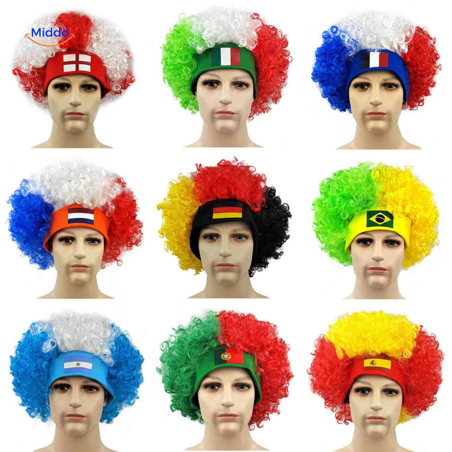 Support Wig | World Cup Style, Comfortable and Eye-Catching