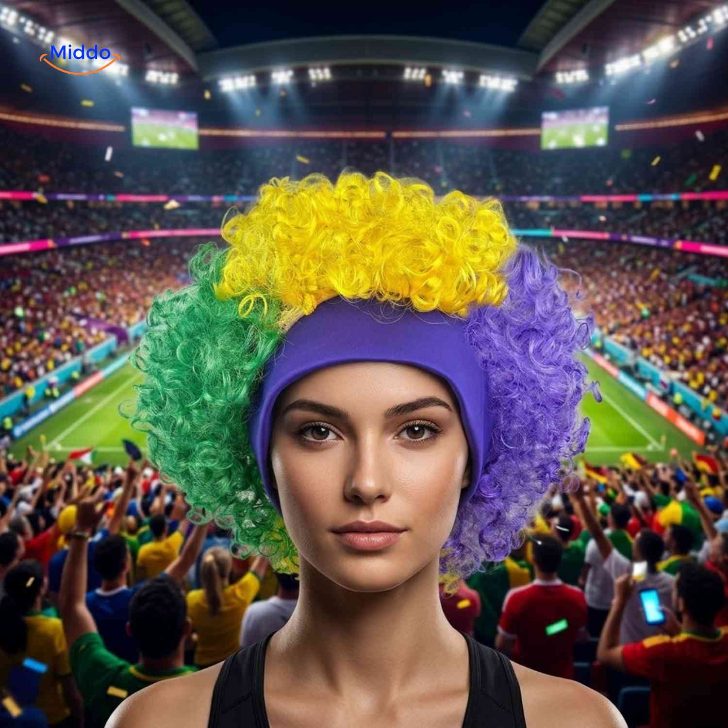Support Wig | World Cup Style, Comfortable and Eye-Catching