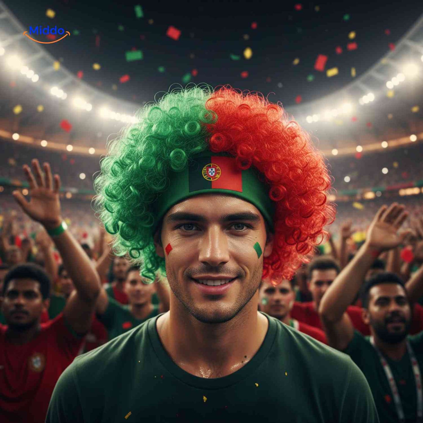 Support Wig | World Cup Style, Comfortable and Eye-Catching