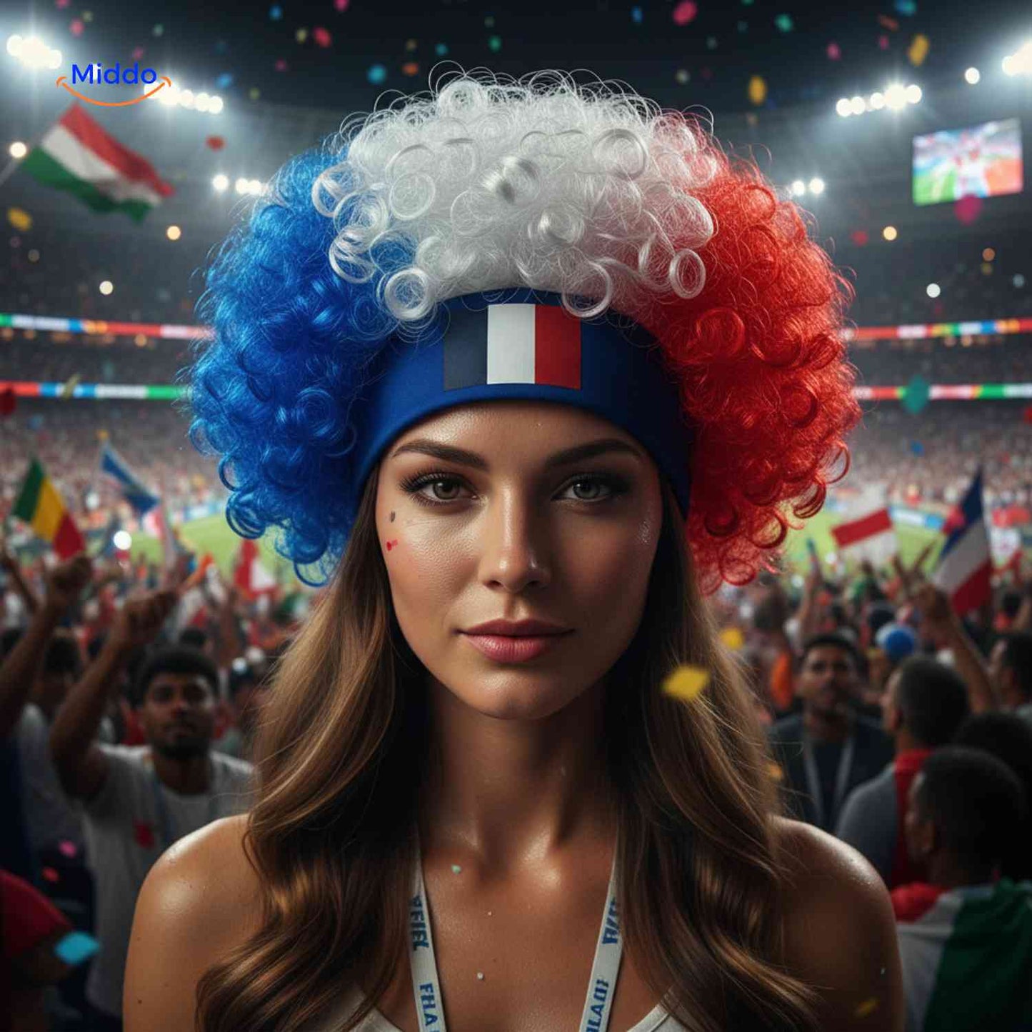 Support Wig | World Cup Style, Comfortable and Eye-Catching