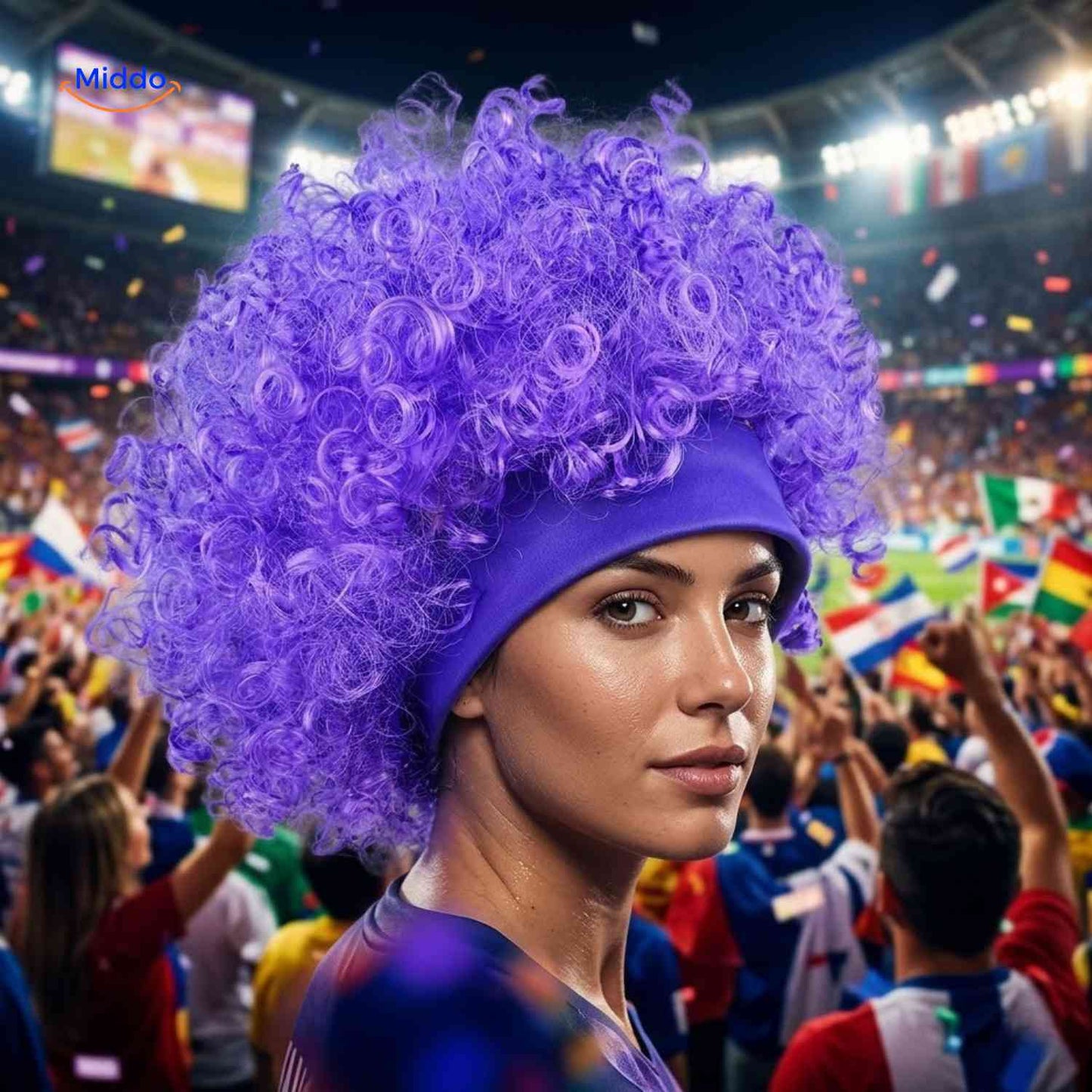 Support Wig | World Cup Style, Comfortable and Eye-Catching