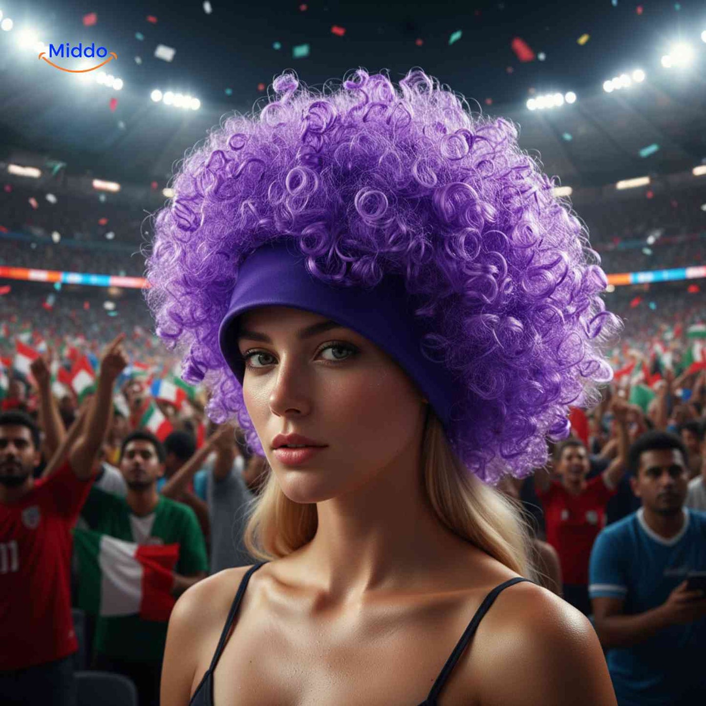 Support Wig | World Cup Style, Comfortable and Eye-Catching