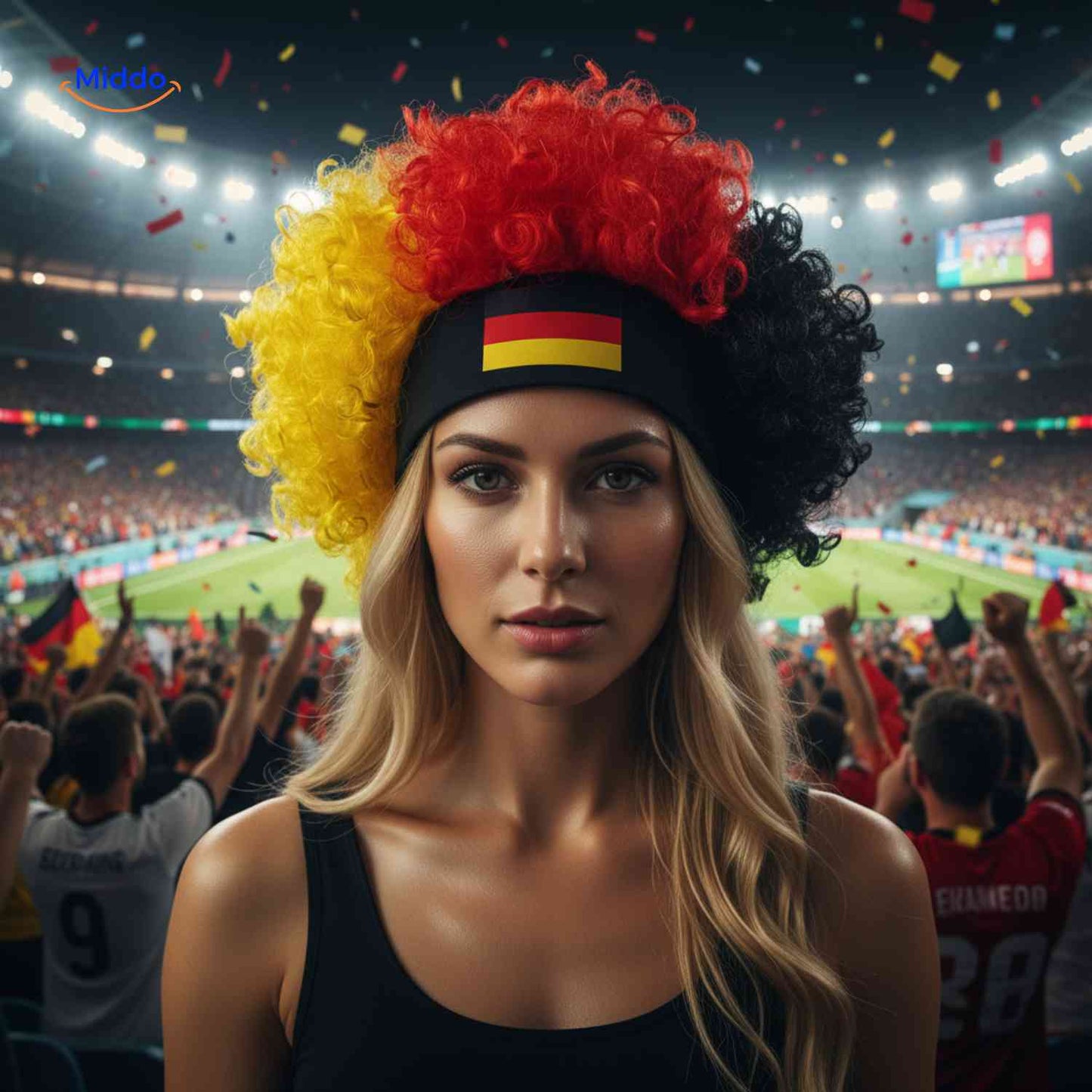 Support Wig | World Cup Style, Comfortable and Eye-Catching