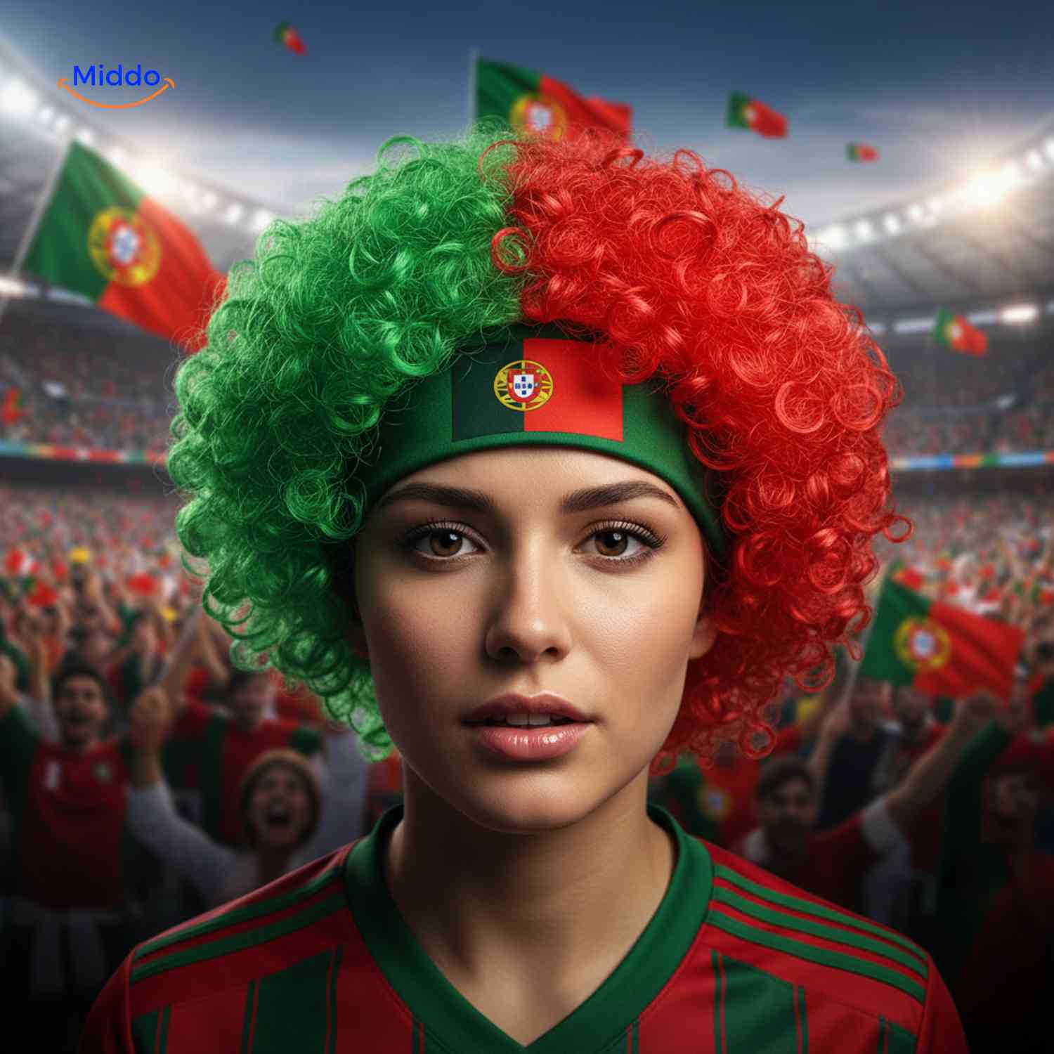 Support Wig | World Cup Style, Comfortable and Eye-Catching