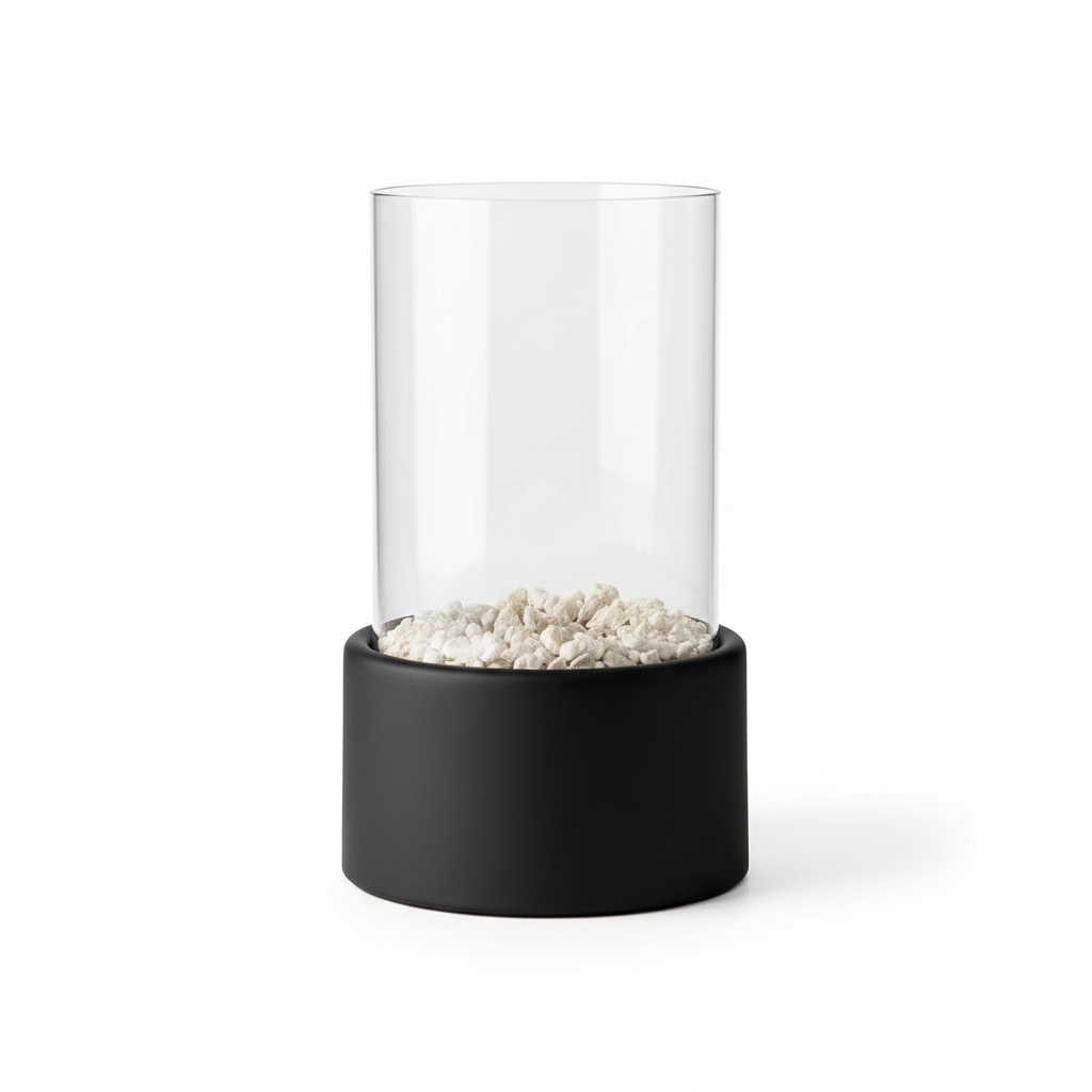 Tabletop Fireplace Smokeless in Glass – Create Coziness Indoors & Outdoors