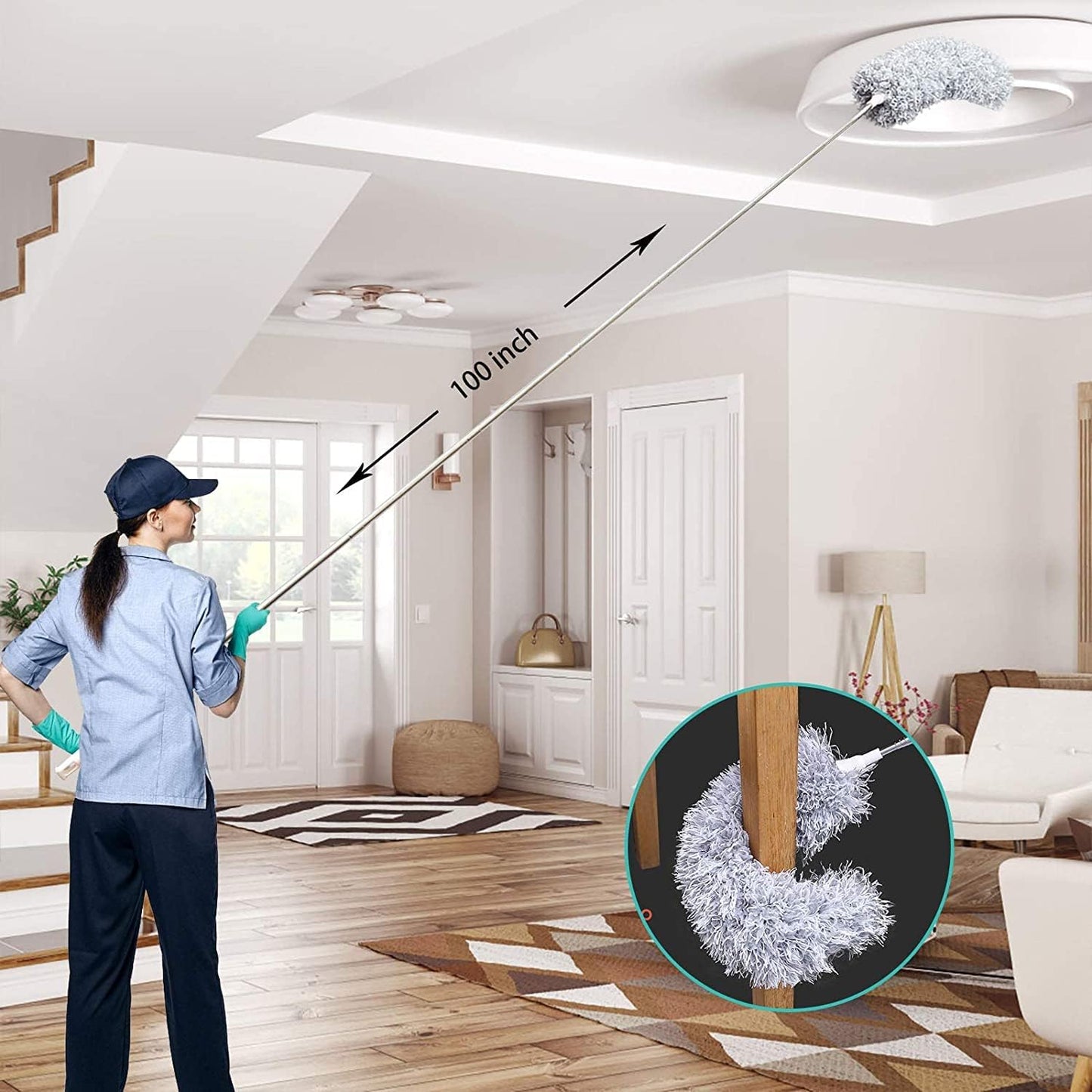 Telescopic Duster - 5 Meter Reach & Washable