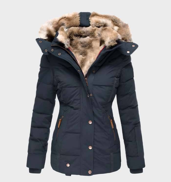 Thick and Warm Slim Fit Hooded Winter Coat