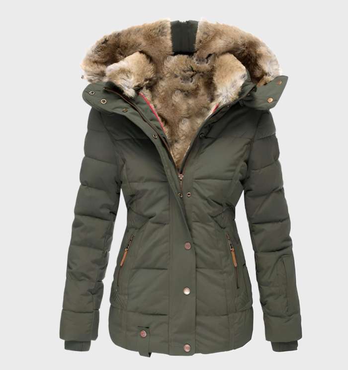 Thick and Warm Slim Fit Hooded Winter Coat