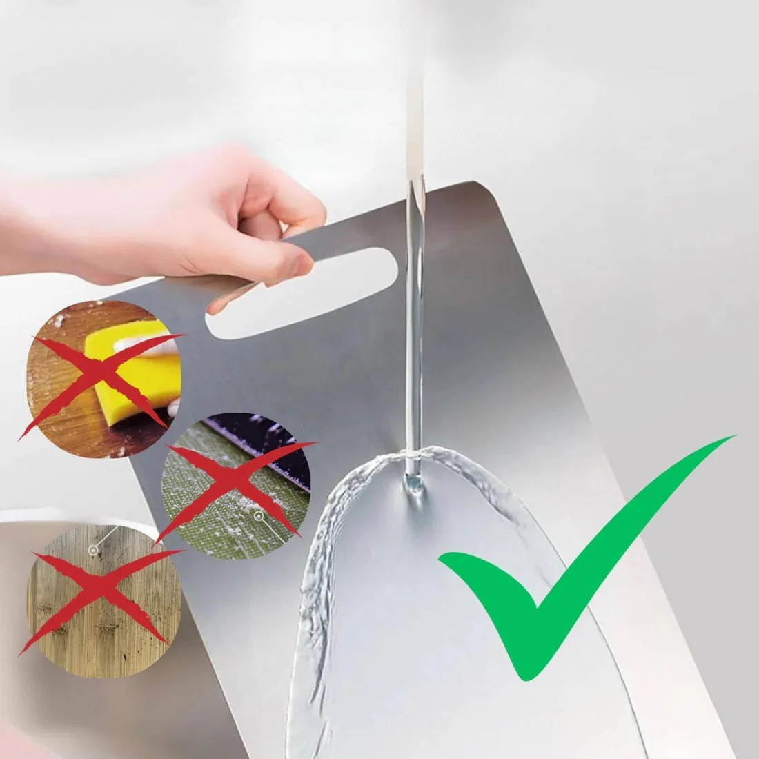 TitanEdge Cutting Board – Thick Titanium Cutting Board