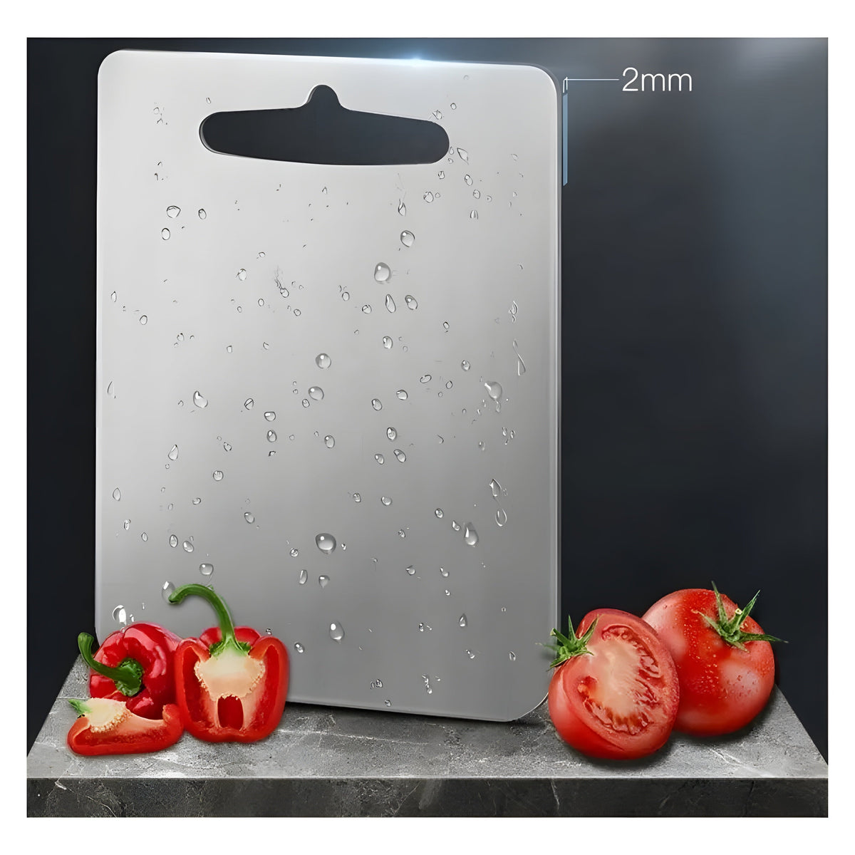 TitanEdge Cutting Board – Thick Titanium Cutting Board