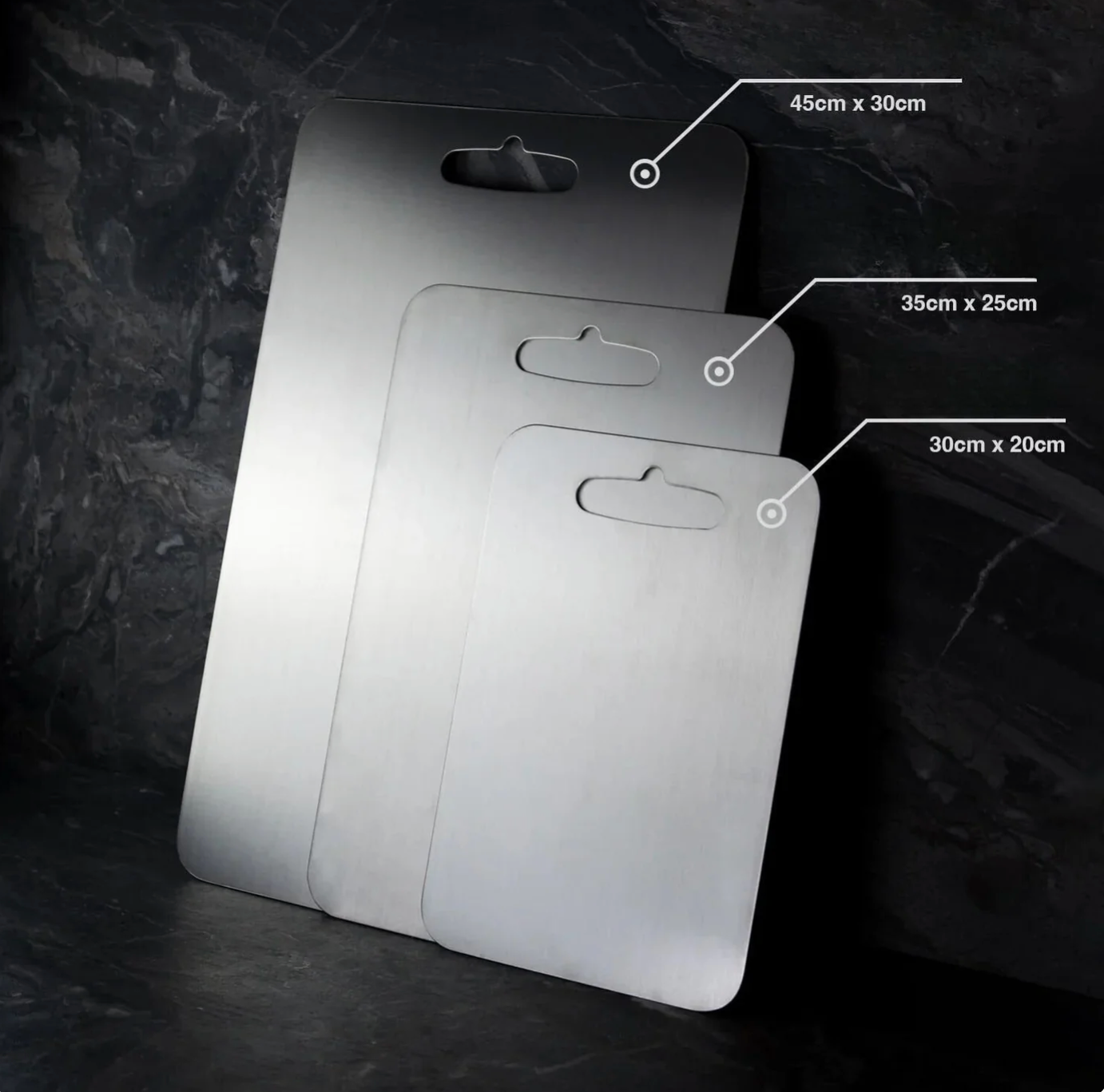 Titanium Pro Cutting Board - Scratch Resistant & BPA-Free