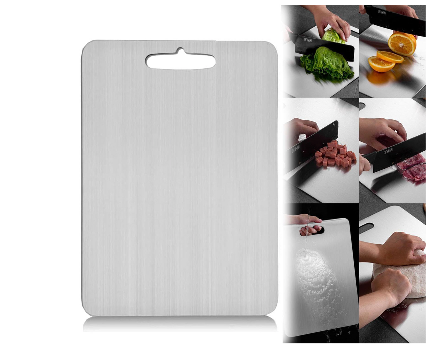 Titanium Pro Cutting Board - Scratch Resistant & BPA-Free