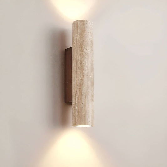Travertine LED Wall Light – Wabi-Sabi Style Lamp