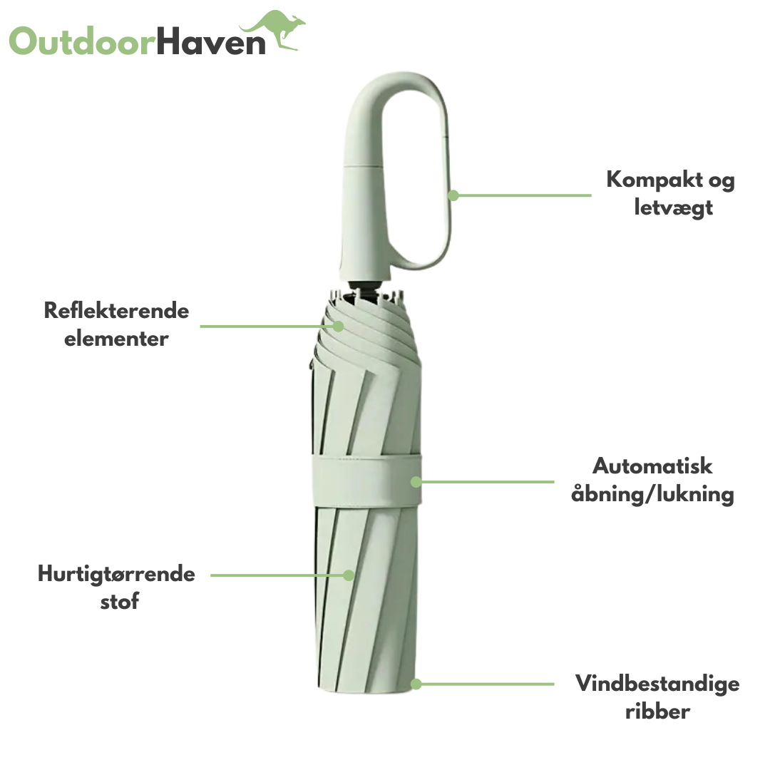 Ultra Windproof Umbrella with Reflective Edge | Automatic