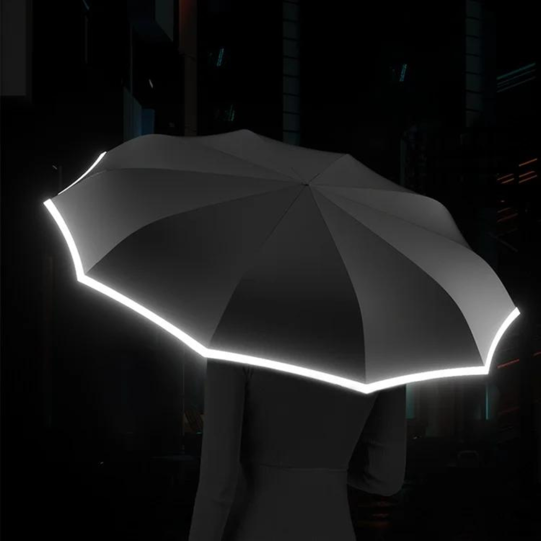 Ultra Windproof Umbrella with Reflective Edge | Automatic
