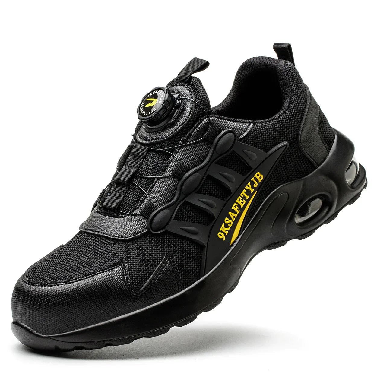 Ultralight, Durable Safety Shoes with Steel Toe and Rotating Buckle
