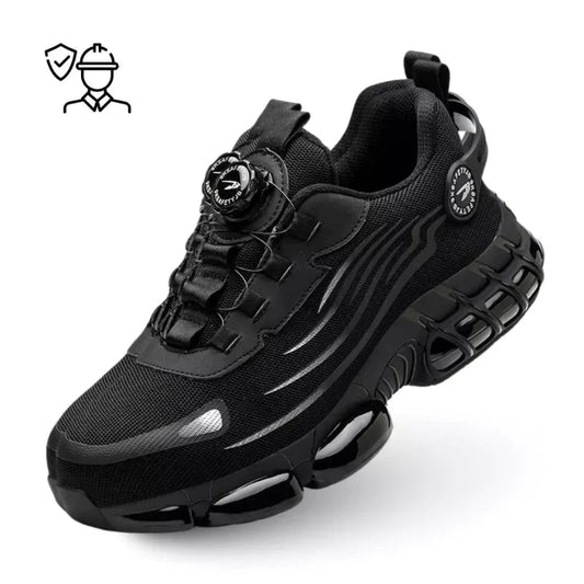Ultralight, Durable Safety Shoes with Steel Toe and Rotating Buckle