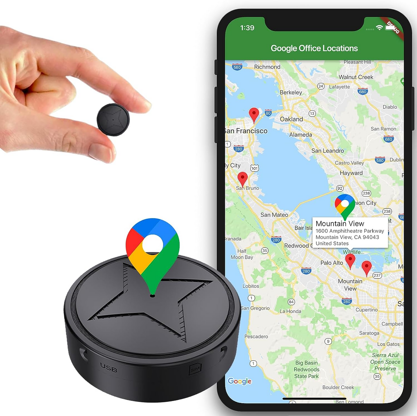 Ultramagnetic GPS Tracker for Secure Tracking