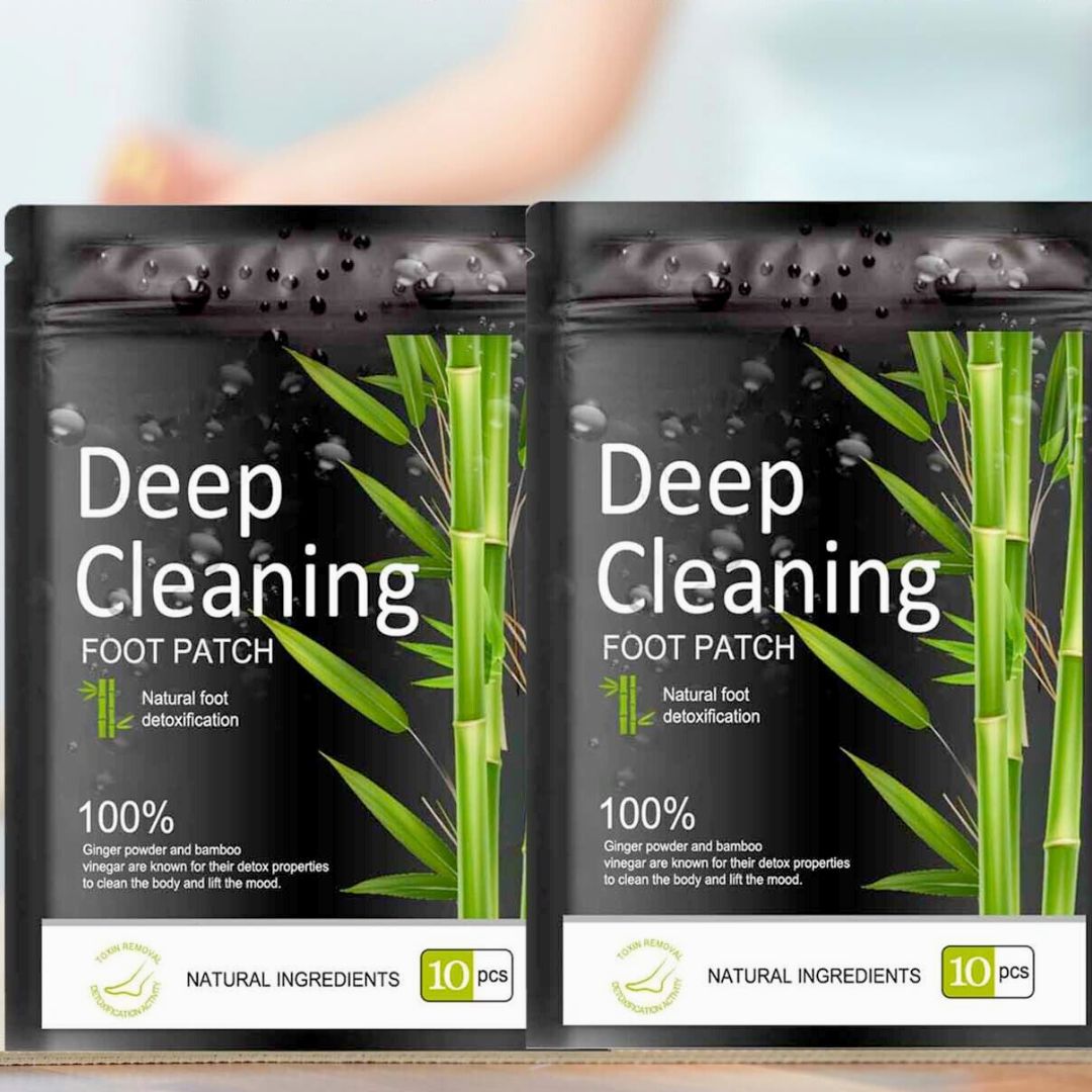 Unisex Bamboo Charcoal Foot Detox Patches for Natural Wellness